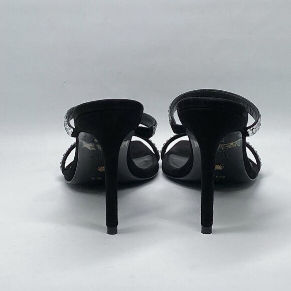 Stuart Weitzman Suede Embellished Sandals size 6.5 - Picture 6 of 11